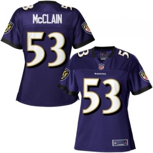 Pro Line Women's Baltimore Ravens Jameel McClain Team Color Jers