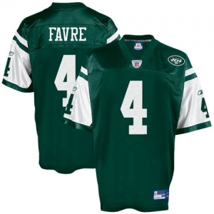 Reebok NFL Equipment New York Jets #4 Brett Favre Green Replica