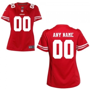 Nike Women's San Francisco 49ers Customized Team Color Game Jers