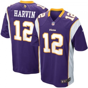 Nike Percy Harvin Minnesota Vikings Youth Game Jersey - Purple