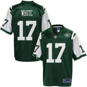 Pro Line Men's New York Jets Jordan White Team Color Jersey