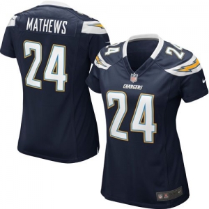 Nike Ryan Mathews San Diego Chargers Women's Game Jersey - Navy