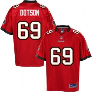 Pro Line Men's Tampa Bay Buccaneers Demar Dotson Team Color Jers