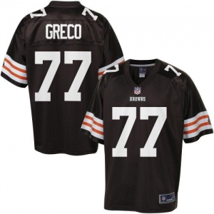 Pro Line Men's Cleveland Browns John Greco Team Color Jersey