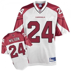 Reebok Arizona Cardinals Adrian Wilson Replica White Jersey