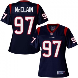 Pro Line Women's Houston Texans Terrell McClain Team Color Jerse