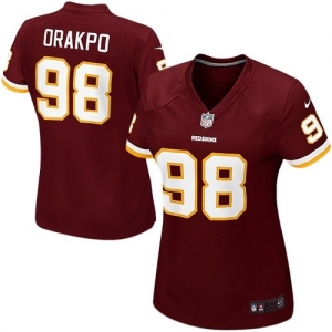 Nike Brian Orakpo Washington Redskins Ladies Game Jersey - Burgu