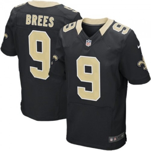 Nike Drew Brees New Orleans Saints Elite Jersey - Black