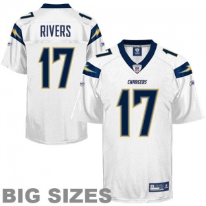 Reebok Philip Rivers San Diego Chargers Big Sizes Replica Footb