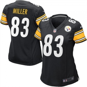 Nike Women's Pittsburgh Steelers Heath Miller Game Team Color Je