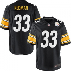 Nike Isaac Redman Pittsburgh Steelers Youth Game Jersey - Black