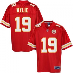 Pro Line Men's Kansas City Chiefs Devon Wylie Team Color Jersey