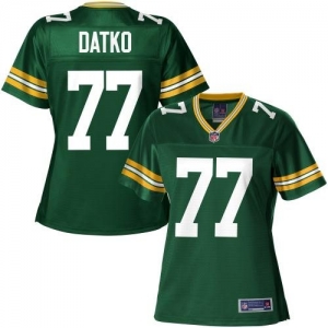 Pro Line Women's Green Bay Packers Andrew Datko Team Color Jerse