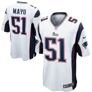 Nike Jerod Mayo New England Patriots Youth Game Jersey - White