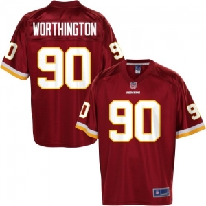 Pro Line Men's Washington Redskins Doug Worthington Team Color J