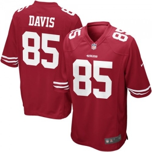 Nike Vernon Davis San Francisco 49ers Youth Game Jersey - Scarle