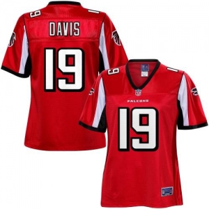 Pro Line Women's Atlanta Falcons Drew Davis Team Color Jersey