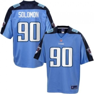 Pro Line Men's Tennessee Titans Scott Solomon Team Color Jersey