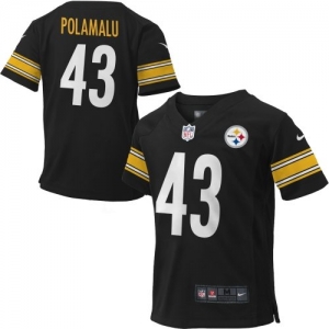 Nike Troy Polamalu #43 Pittsburgh Steelers Toddler Game Jersey -