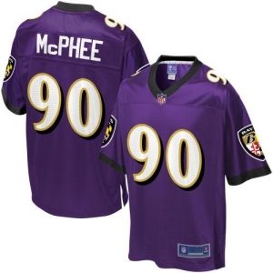 Pro Line Men's Baltimore Ravens Pernell McPhee Team Color Jersey