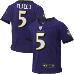 Nike Joe Flacco Baltimore Ravens Infant Game Jersey - Purple