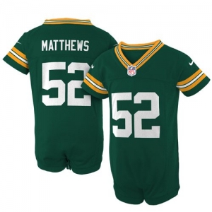 Nike Clay Matthews Green Bay Packers Newborn Game Romper Jersey