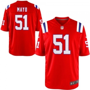 Nike Jerod Mayo New England Patriots Youth Game Jersey - Red