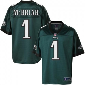 Pro Line Men's Philadelphia Eagles Mat McBriar Team Color Jersey