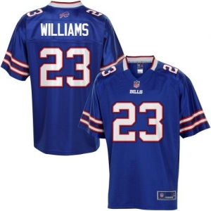 Pro Line Men's Buffalo Bills Aaron Williams Team Color Jersey