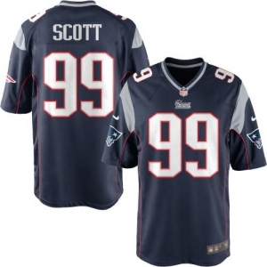 Nike Youth New England Patriots Trevor Scott Team Color Game Jer