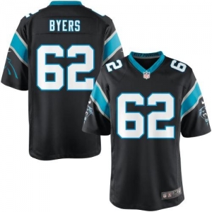 Nike Youth Carolina Panthers Jeff Byers Team Color Game Jersey