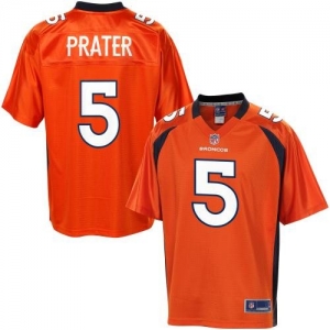 Pro Line Men's Denver Broncos Matt Prater Team Color Jersey