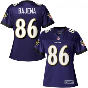 Pro Line Women's Baltimore Ravens Billy Bajema Team Color Jersey