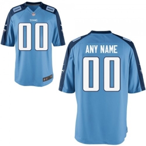 Nike Men's Tennessee Titans Customized Team Color Game Jersey