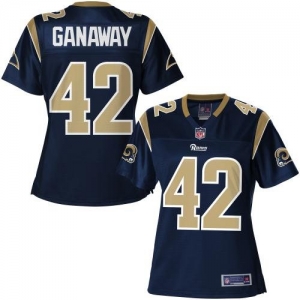 Pro Line Women's St. Louis Rams Terrance Ganaway Team Color Jers