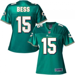 Pro Line Women's Miami Dolphins Davone Bess Team Color Jersey