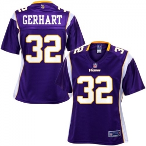 Pro Line Women's Minnesota Vikings Toby Gerhart Team Color Jerse