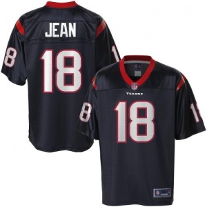 Pro Line Men's Houston Texans Lestar Jean Team Color Jersey