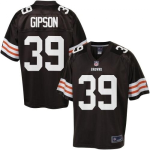 Pro Line Men's Cleveland Browns Tashaun Gipson Team Color Jersey