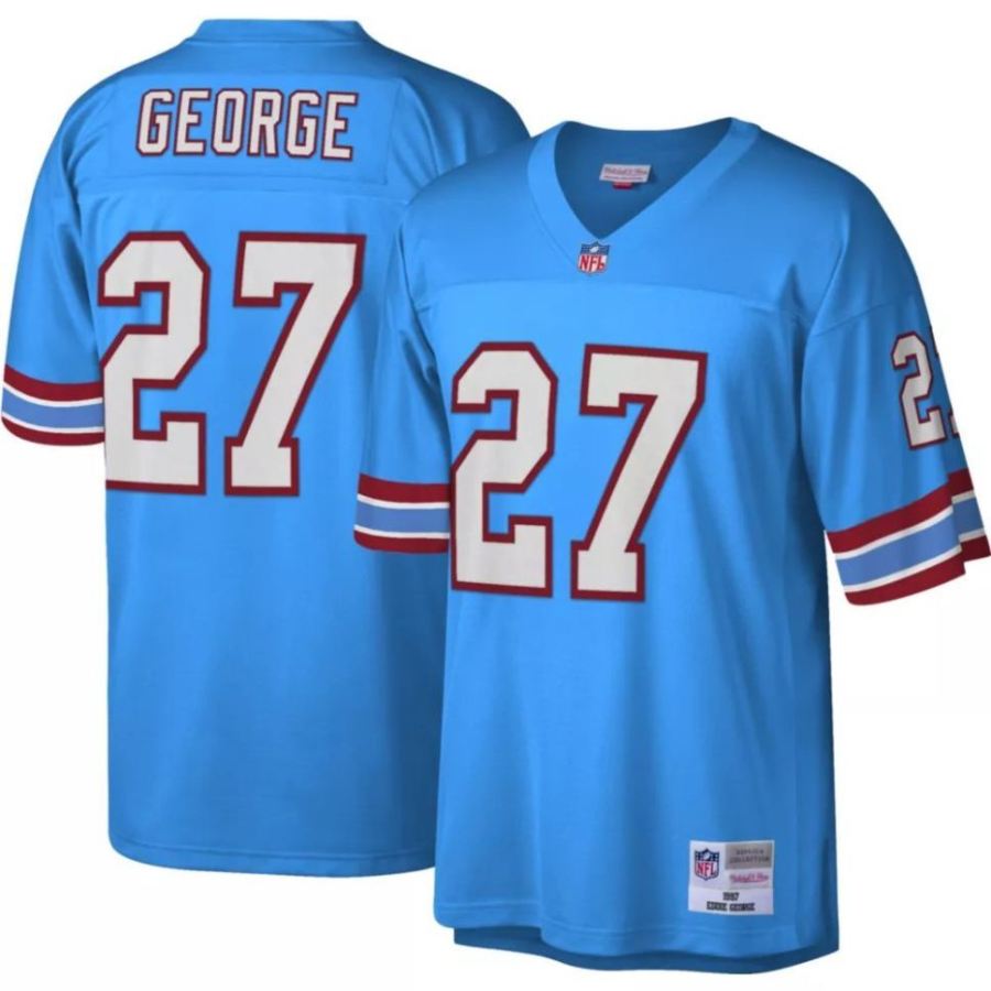 Mitchell & Ness Men's 1997 Game Jersey Houston Oilers Eddie Geor