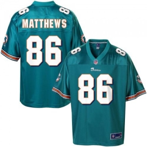 Pro Line Men's Miami Dolphins Rishard Matthews Team Color Jersey