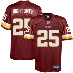 Reebok Tim Hightower Washington Redskins Replica Jersey - Burgun