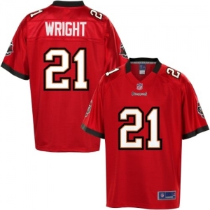 Pro Line Men's Tampa Bay Buccaneers Eric Wright Team Color Jerse