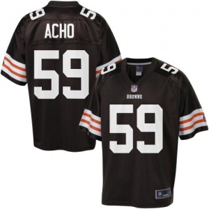 Pro Line Men's Cleveland Browns Emmanuel Acho Team Color Jersey