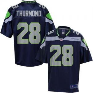 Pro Line Men's Seattle Seahawks Walter Thurmond Team Color Jerse