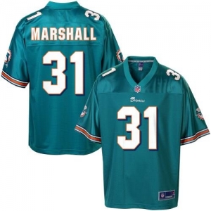 Pro Line Men's Miami Dolphins Richard Marshall Team Color Jersey