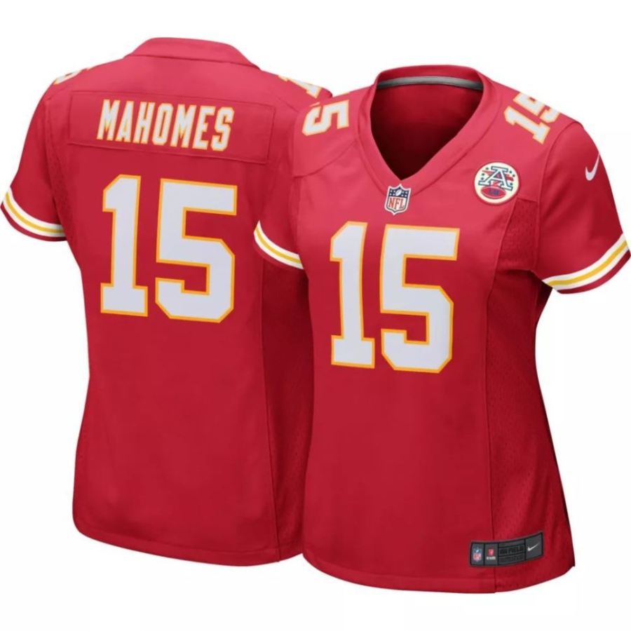 Nike Women's Kansas City Chiefs Patrick Mahomes #15 Red Game Jer