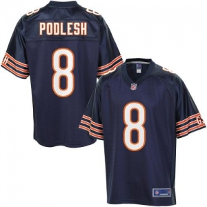 Pro Line Men's Chicago Bears Adam Podlesh Team Color Jersey