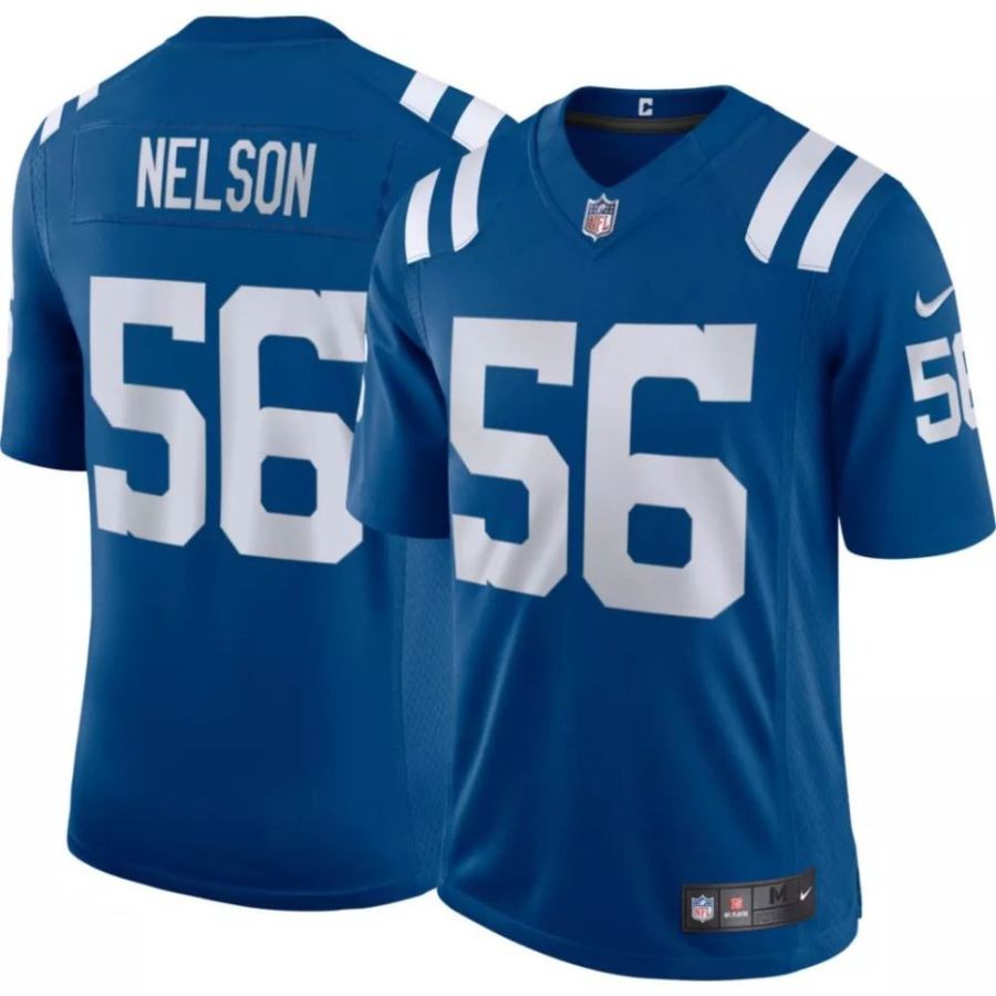 Nike Men's Indianapolis Colts Quenton Nelson #56 Blue Limited Je