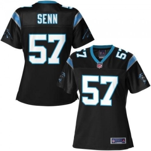 Pro Line Women's Carolina Panthers Jordan Senn Team Color Jersey